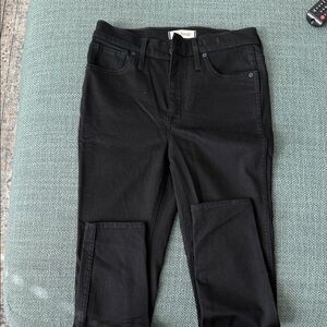 Madewell Women's Black Skinny Jeans 10” high rise petite